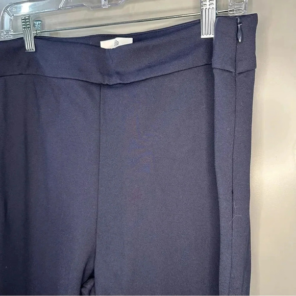 NWOT Chloe Kristyn Navy Brennan Straight Leg Ponte Pant Size Large - Picture 6 of 7